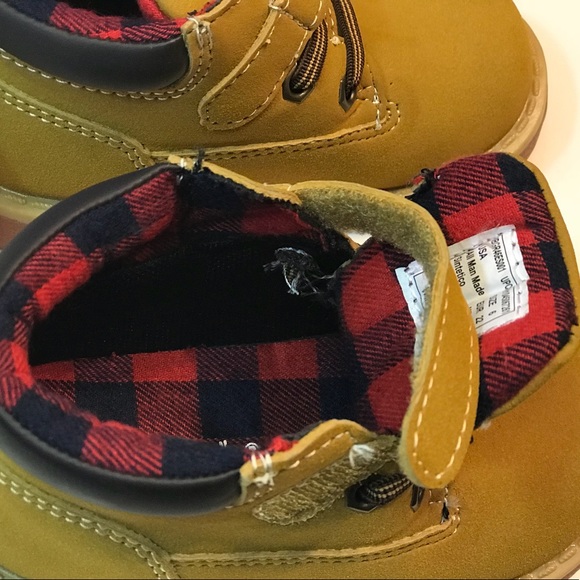 Garanimals Velcro Infant Wheat Boots Baby Shoes - Picture 7 of 8